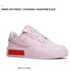 Nike Air Force 1 Fontanka Valentine's Day Pink